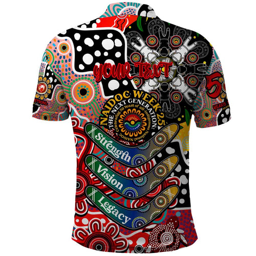 Personalised Swans AFL Celebrating 50 Years of Naidoc Polo Shirt NAIDOC Week 2025 Aboriginal