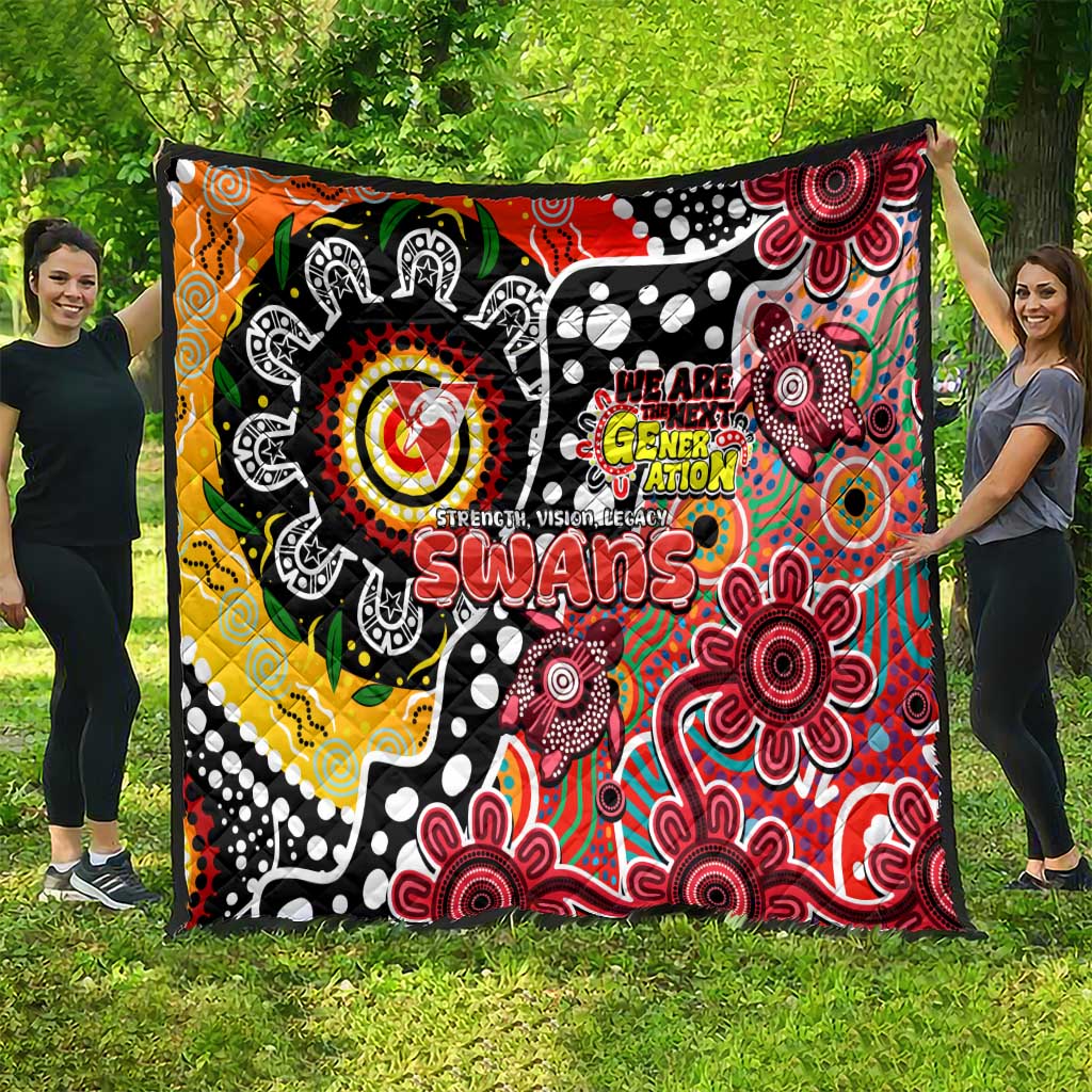 Swans AFL Celebrating 50 Years of Naidoc Quilt NAIDOC Week 2025 Aboriginal