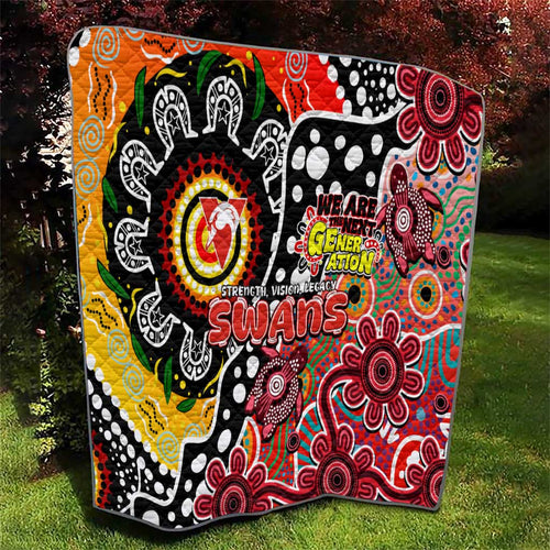 Swans AFL Celebrating 50 Years of Naidoc Quilt NAIDOC Week 2025 Aboriginal