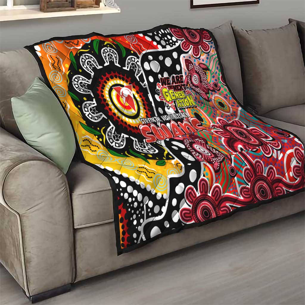 Swans AFL Celebrating 50 Years of Naidoc Quilt NAIDOC Week 2025 Aboriginal