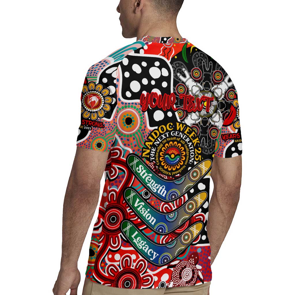 Personalised Swans AFL Celebrating 50 Years of Naidoc Rugby Jersey NAIDOC Week 2025 Aboriginal