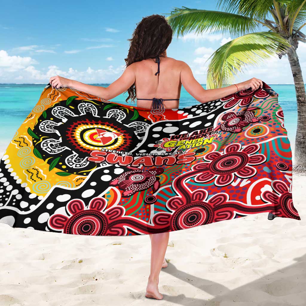 Swans AFL Celebrating 50 Years of Naidoc Sarong NAIDOC Week 2025 Aboriginal