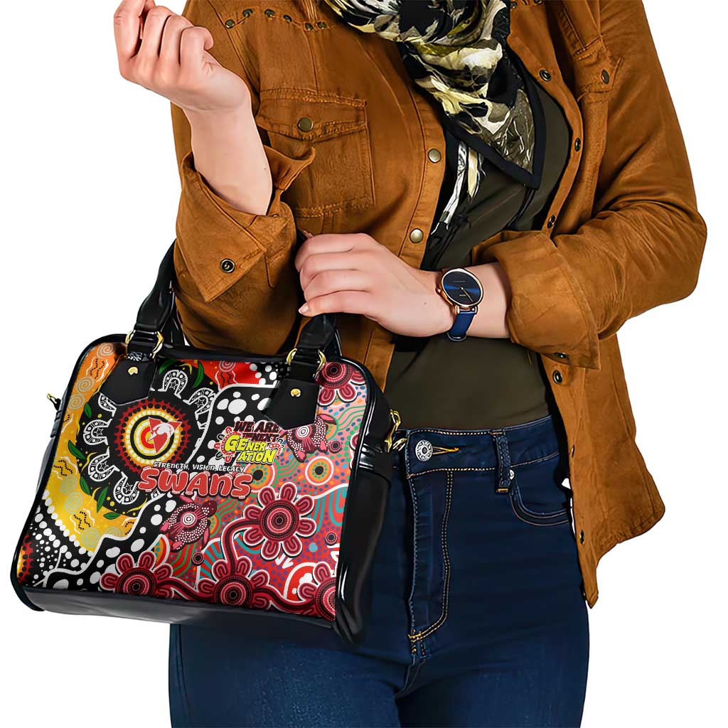 Swans AFL Celebrating 50 Years of Naidoc Shoulder Handbag NAIDOC Week 2025 Aboriginal