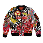 Personalised Swans AFL Celebrating 50 Years of Naidoc Sleeve Zip Bomber Jacket NAIDOC Week 2025 Aboriginal