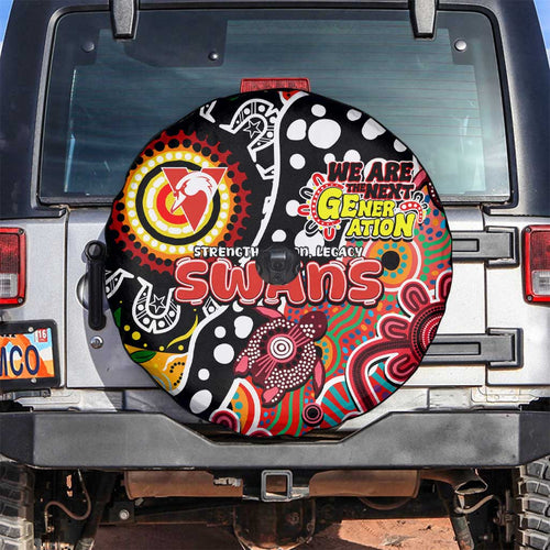 Swans AFL Celebrating 50 Years of Naidoc Spare Tire Cover NAIDOC Week 2025 Aboriginal