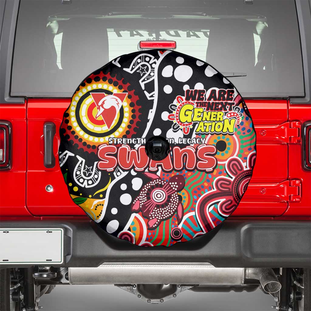 Swans AFL Celebrating 50 Years of Naidoc Spare Tire Cover NAIDOC Week 2025 Aboriginal