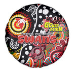 Swans AFL Celebrating 50 Years of Naidoc Spare Tire Cover NAIDOC Week 2025 Aboriginal