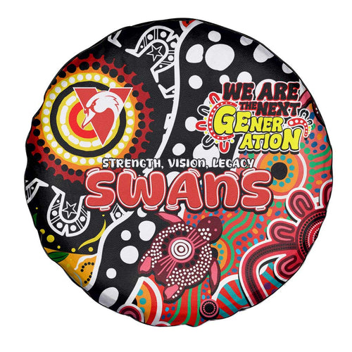 Swans AFL Celebrating 50 Years of Naidoc Spare Tire Cover NAIDOC Week 2025 Aboriginal