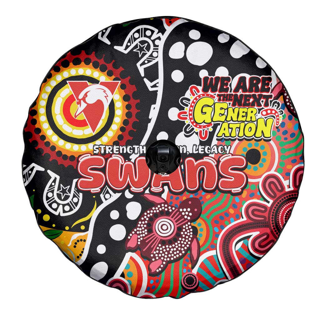 Swans AFL Celebrating 50 Years of Naidoc Spare Tire Cover NAIDOC Week 2025 Aboriginal
