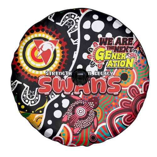 Swans AFL Celebrating 50 Years of Naidoc Spare Tire Cover NAIDOC Week 2025 Aboriginal