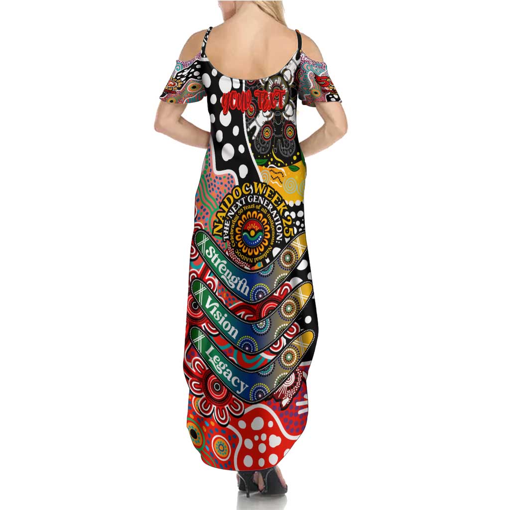 Personalised Swans AFL Celebrating 50 Years of Naidoc Summer Maxi Dress NAIDOC Week 2025 Aboriginal