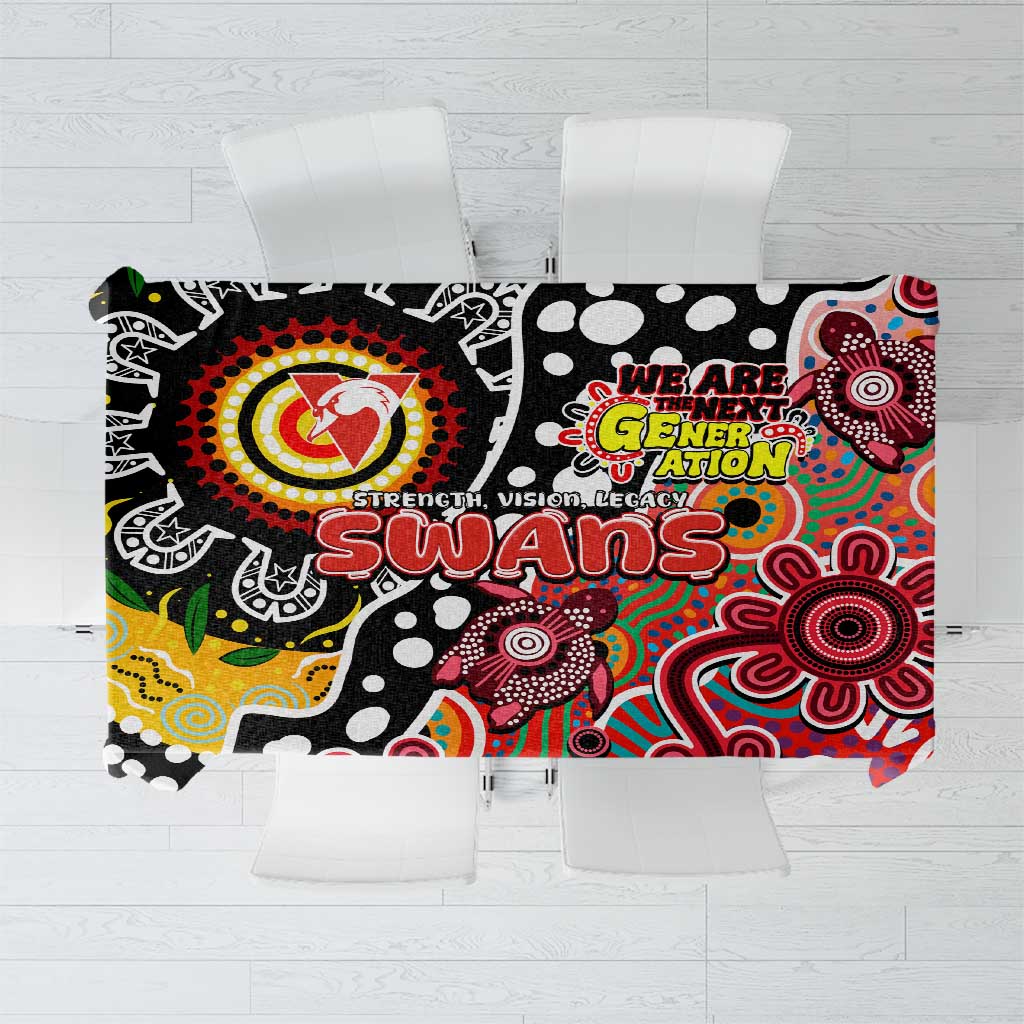 Swans AFL Celebrating 50 Years of Naidoc Tablecloth NAIDOC Week 2025 Aboriginal