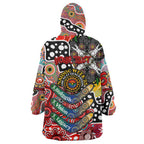 Personalised Swans AFL Celebrating 50 Years of Naidoc Wearable Blanket Hoodie NAIDOC Week 2025 Aboriginal
