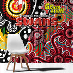 Swans AFL Celebrating 50 Years of Naidoc Window Curtain NAIDOC Week 2025 Aboriginal