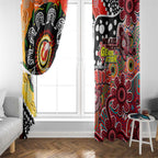 Swans AFL Celebrating 50 Years of Naidoc Window Curtain NAIDOC Week 2025 Aboriginal