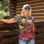 Personalised Swans AFL Celebrating 50 Years of Naidoc Women Polo Shirt NAIDOC Week 2025 Aboriginal