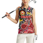 Personalised Swans AFL Celebrating 50 Years of Naidoc Women Sleeveless Polo Shirt NAIDOC Week 2025 Aboriginal