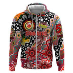 Personalised Swans AFL Celebrating 50 Years of Naidoc Zip Hoodie NAIDOC Week 2025 Aboriginal