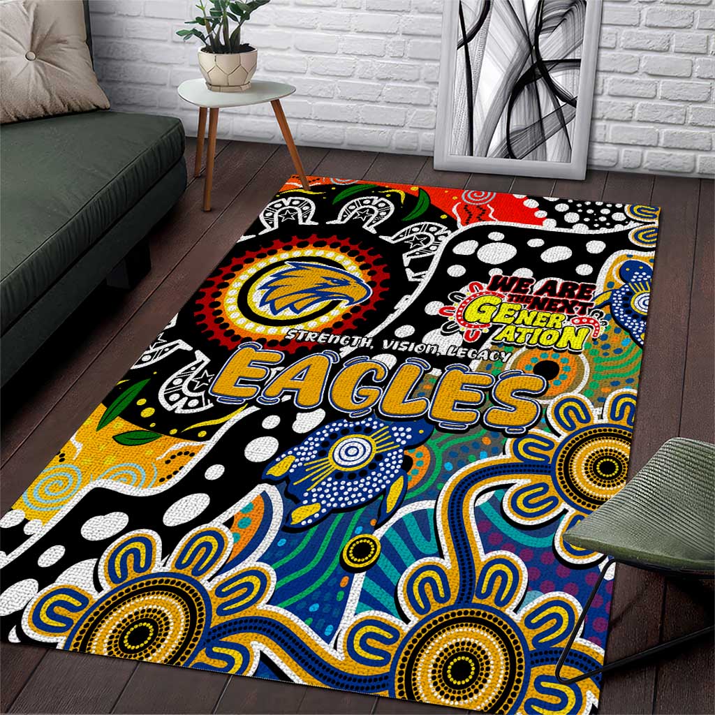 Eagles AFL Celebrating 50 Years of Naidoc Area Rug NAIDOC Week 2025 Aboriginal