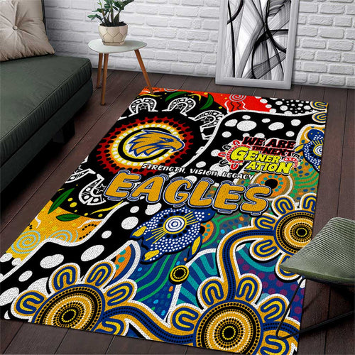 Eagles AFL Celebrating 50 Years of Naidoc Area Rug NAIDOC Week 2025 Aboriginal