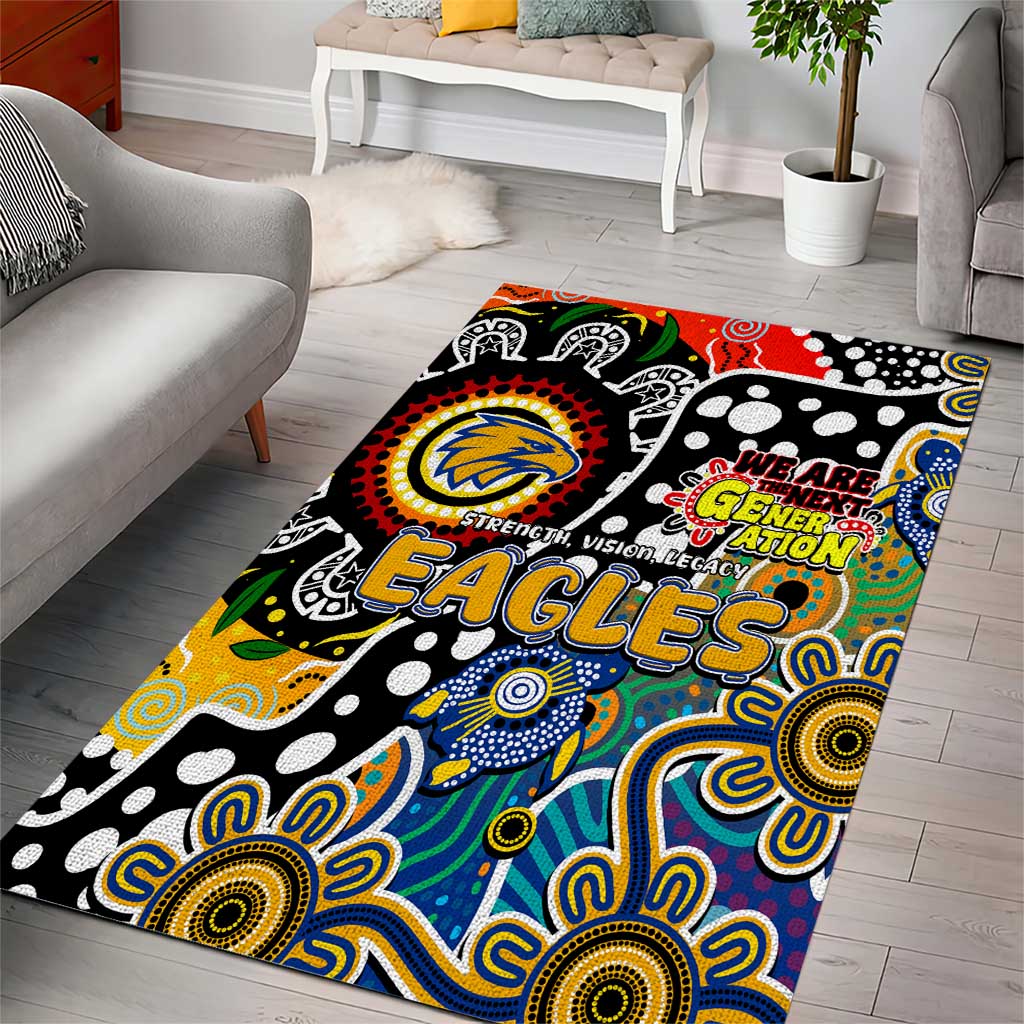 Eagles AFL Celebrating 50 Years of Naidoc Area Rug NAIDOC Week 2025 Aboriginal