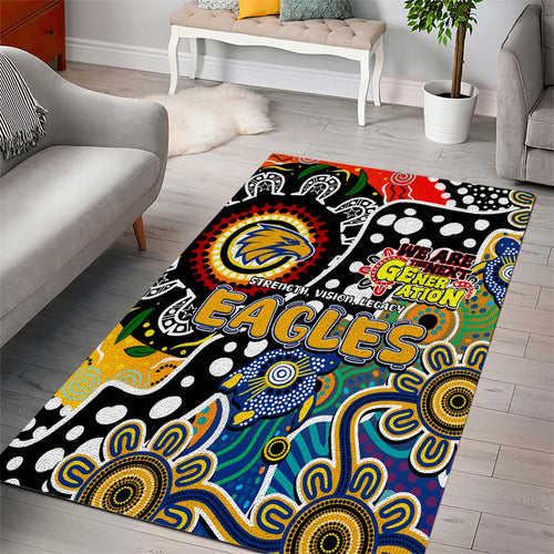 Eagles AFL Celebrating 50 Years of Naidoc Area Rug NAIDOC Week 2025 Aboriginal