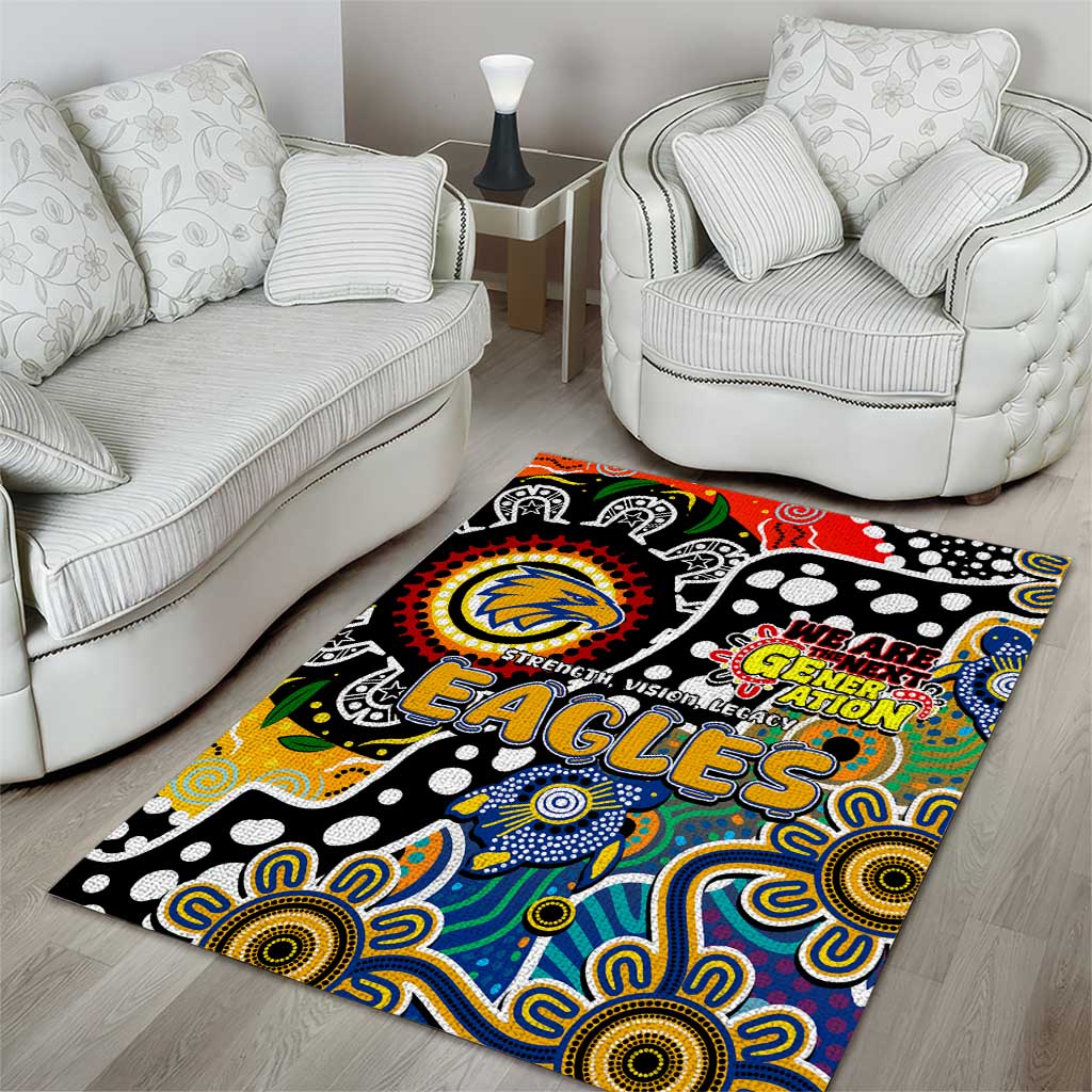 Eagles AFL Celebrating 50 Years of Naidoc Area Rug NAIDOC Week 2025 Aboriginal