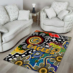 Eagles AFL Celebrating 50 Years of Naidoc Area Rug NAIDOC Week 2025 Aboriginal