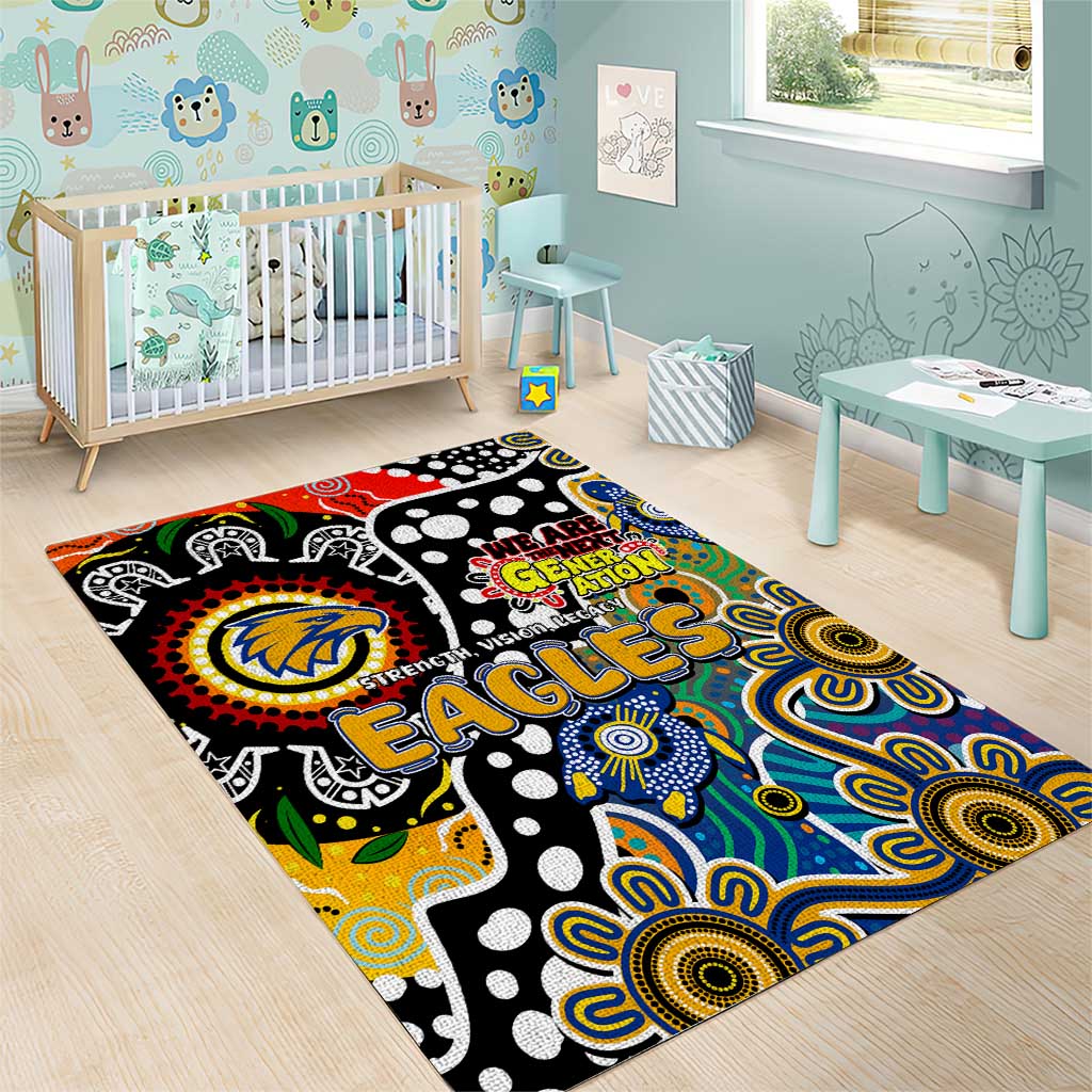 Eagles AFL Celebrating 50 Years of Naidoc Area Rug NAIDOC Week 2025 Aboriginal