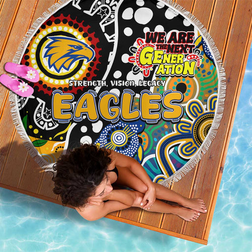 Eagles AFL Celebrating 50 Years of Naidoc Beach Blanket NAIDOC Week 2025 Aboriginal