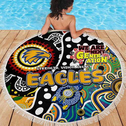 Eagles AFL Celebrating 50 Years of Naidoc Beach Blanket NAIDOC Week 2025 Aboriginal