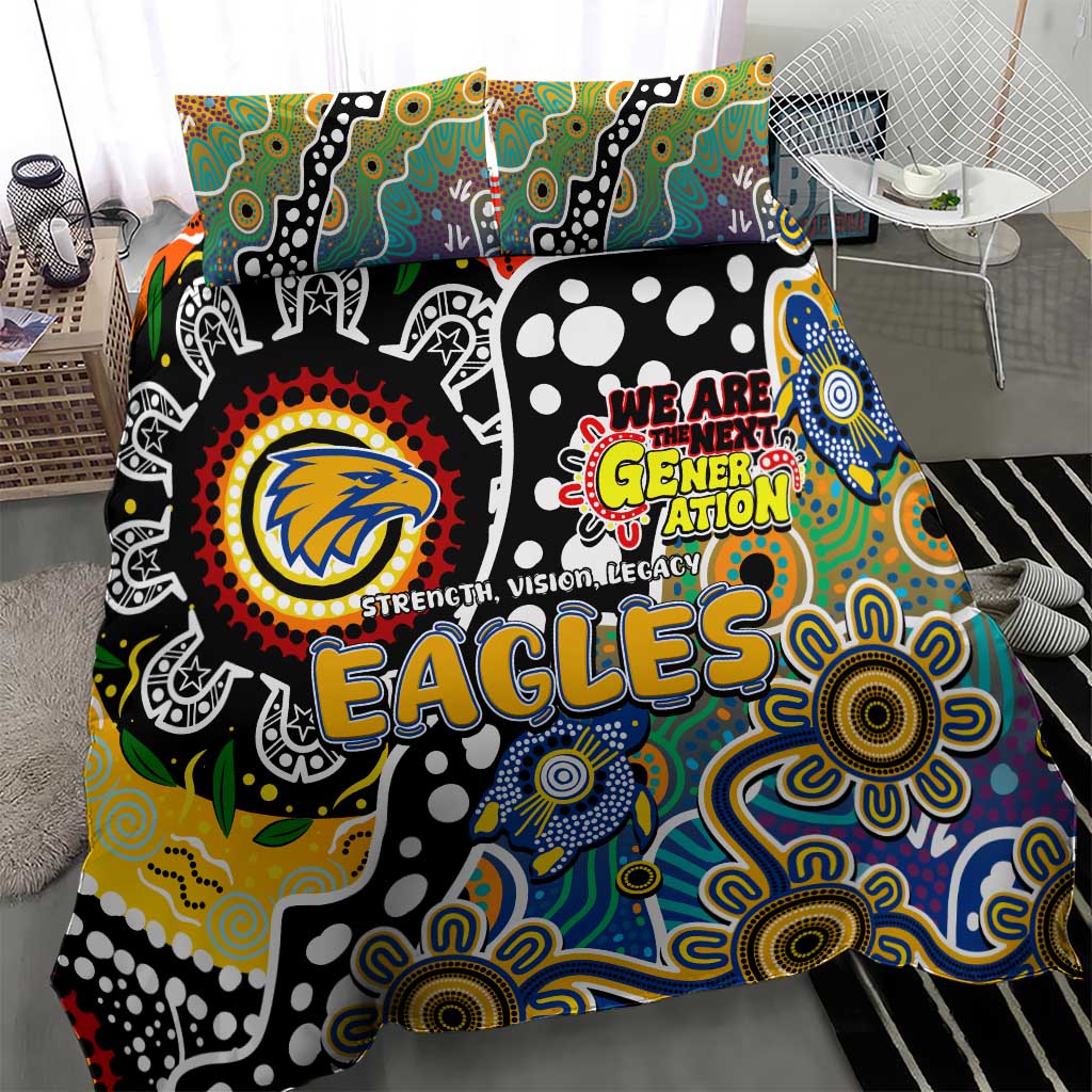 Eagles AFL Celebrating 50 Years of Naidoc Bedding Set NAIDOC Week 2025 Aboriginal