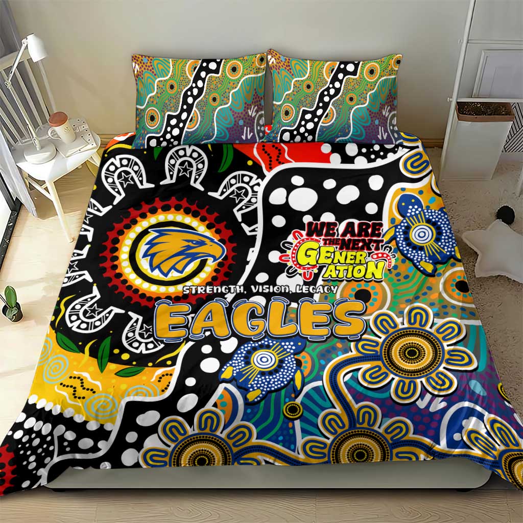 Eagles AFL Celebrating 50 Years of Naidoc Bedding Set NAIDOC Week 2025 Aboriginal