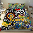 Eagles AFL Celebrating 50 Years of Naidoc Bedding Set NAIDOC Week 2025 Aboriginal