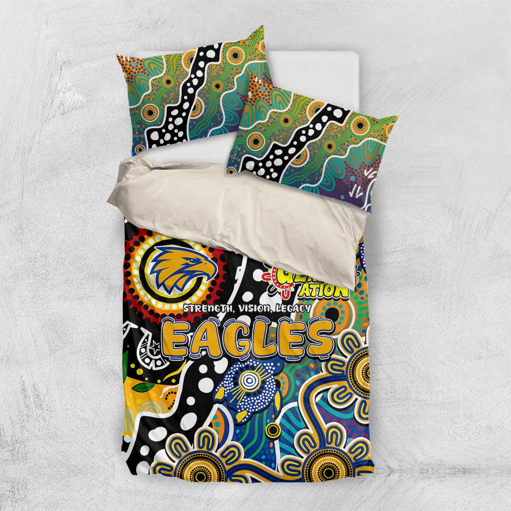 Eagles AFL Celebrating 50 Years of Naidoc Bedding Set NAIDOC Week 2025 Aboriginal