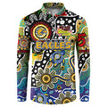 Personalised Eagles AFL Celebrating 50 Years of Naidoc Button Sweatshirt NAIDOC Week 2025 Aboriginal
