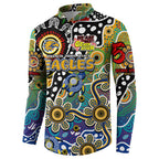 Personalised Eagles AFL Celebrating 50 Years of Naidoc Button Sweatshirt NAIDOC Week 2025 Aboriginal