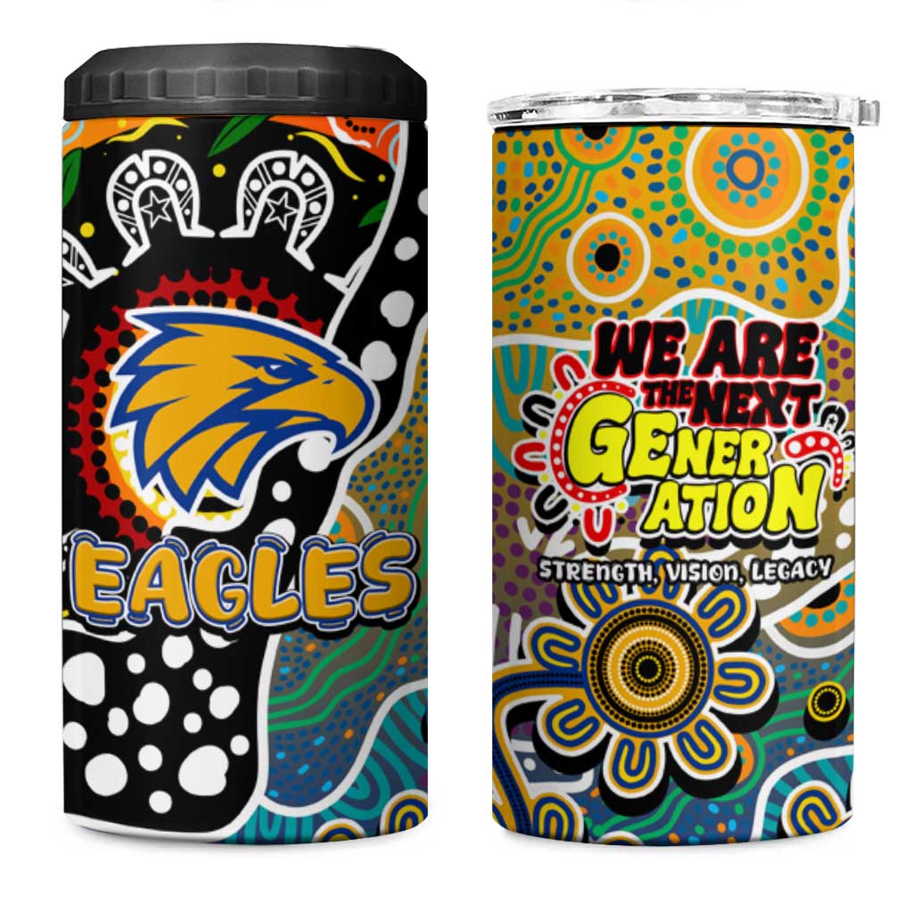 Eagles AFL Celebrating 50 Years of Naidoc 4 in 1 Can Cooler Tumbler NAIDOC Week 2025 Aboriginal