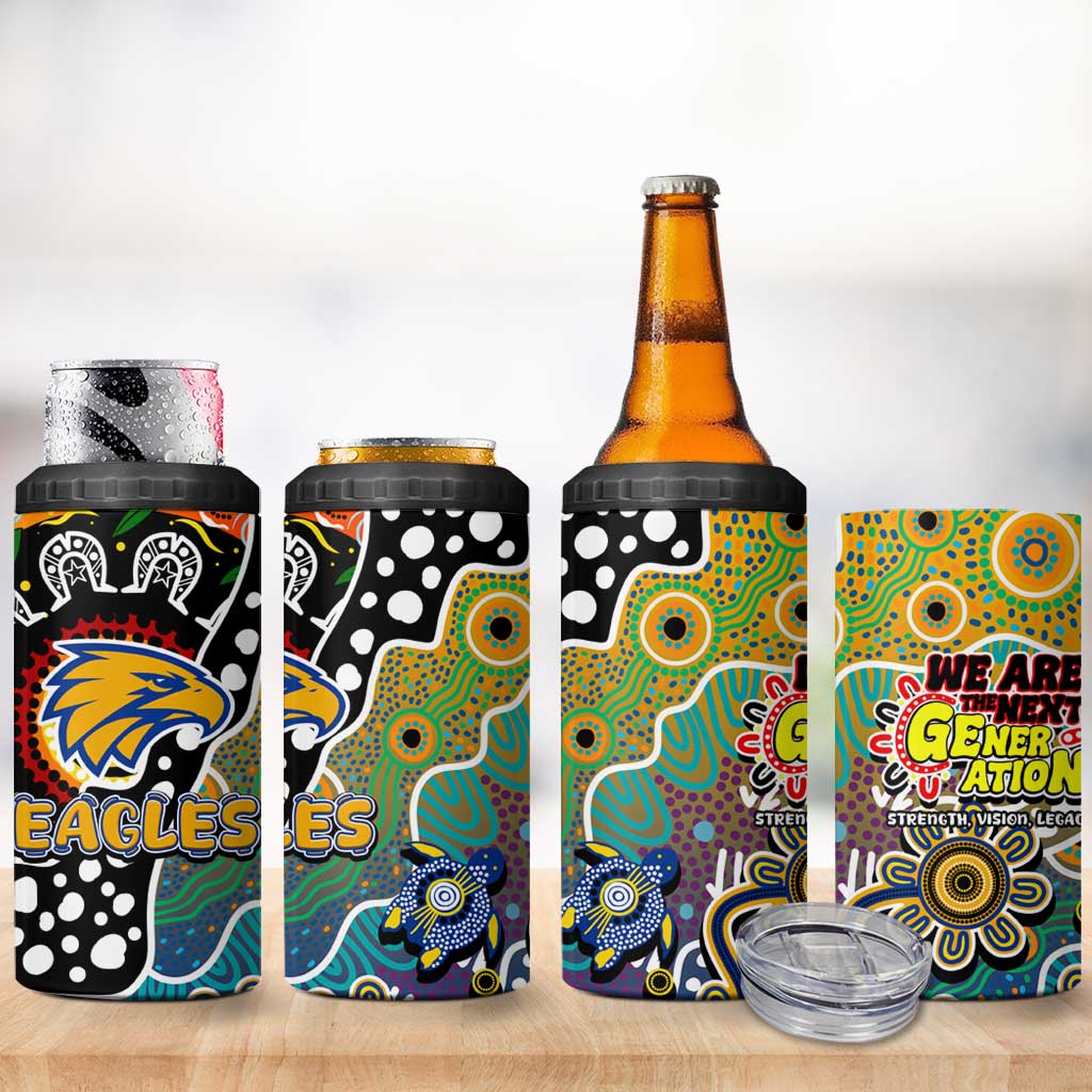 Eagles AFL Celebrating 50 Years of Naidoc 4 in 1 Can Cooler Tumbler NAIDOC Week 2025 Aboriginal