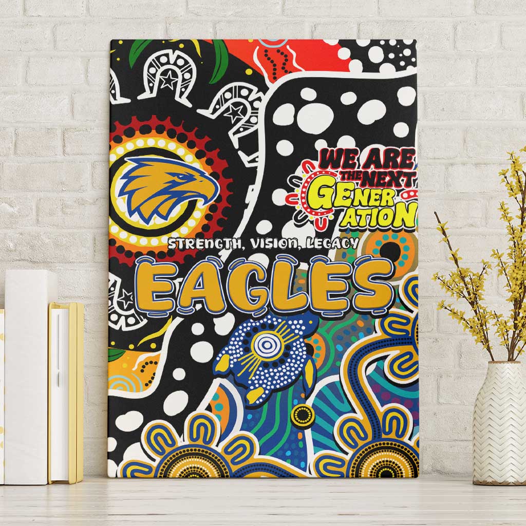 Eagles AFL Celebrating 50 Years of Naidoc Canvas Wall Art NAIDOC Week 2025 Aboriginal