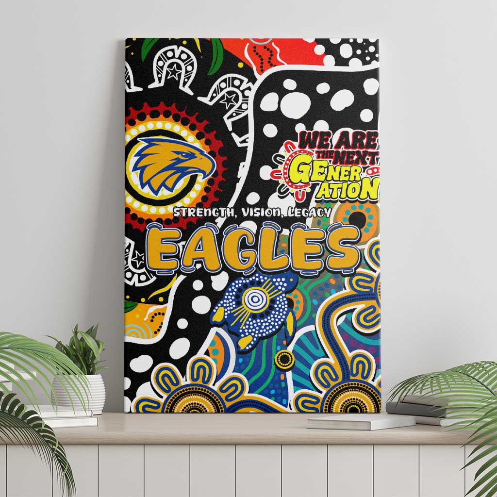 Eagles AFL Celebrating 50 Years of Naidoc Canvas Wall Art NAIDOC Week 2025 Aboriginal