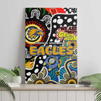 Eagles AFL Celebrating 50 Years of Naidoc Canvas Wall Art NAIDOC Week 2025 Aboriginal