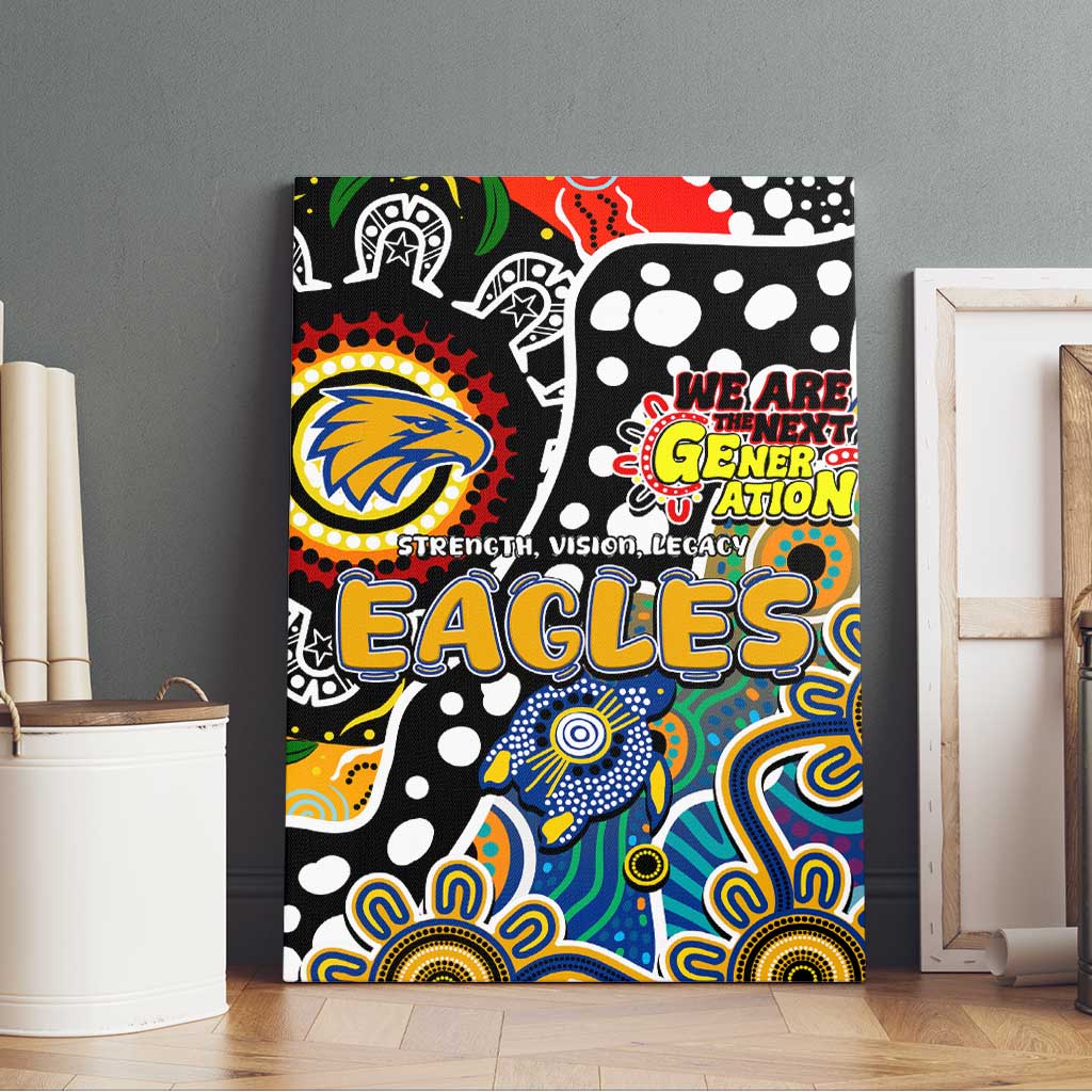 Eagles AFL Celebrating 50 Years of Naidoc Canvas Wall Art NAIDOC Week 2025 Aboriginal