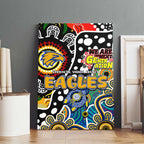 Eagles AFL Celebrating 50 Years of Naidoc Canvas Wall Art NAIDOC Week 2025 Aboriginal