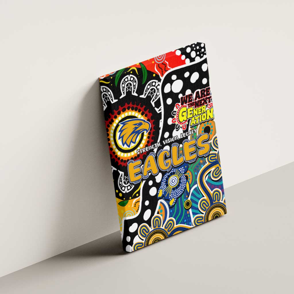 Eagles AFL Celebrating 50 Years of Naidoc Canvas Wall Art NAIDOC Week 2025 Aboriginal