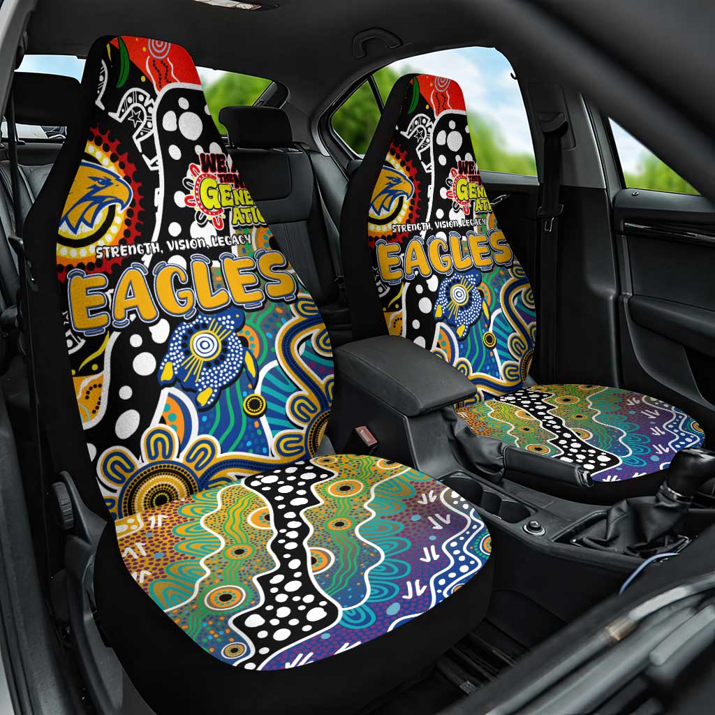 Eagles AFL Celebrating 50 Years of Naidoc Car Seat Cover NAIDOC Week 2025 Aboriginal