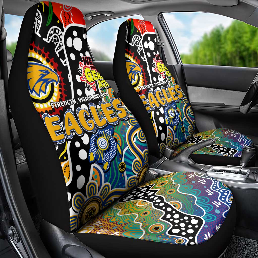 Eagles AFL Celebrating 50 Years of Naidoc Car Seat Cover NAIDOC Week 2025 Aboriginal