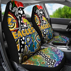 Eagles AFL Celebrating 50 Years of Naidoc Car Seat Cover NAIDOC Week 2025 Aboriginal