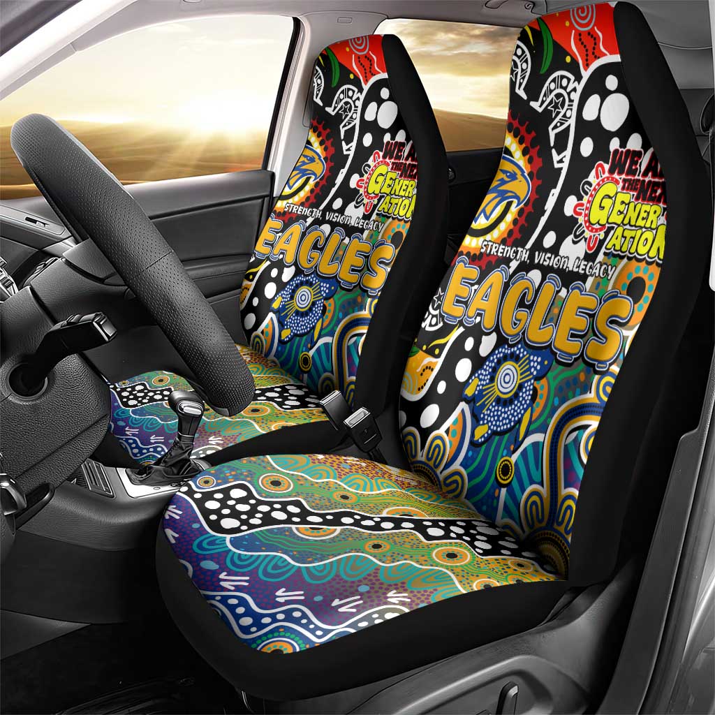 Eagles AFL Celebrating 50 Years of Naidoc Car Seat Cover NAIDOC Week 2025 Aboriginal