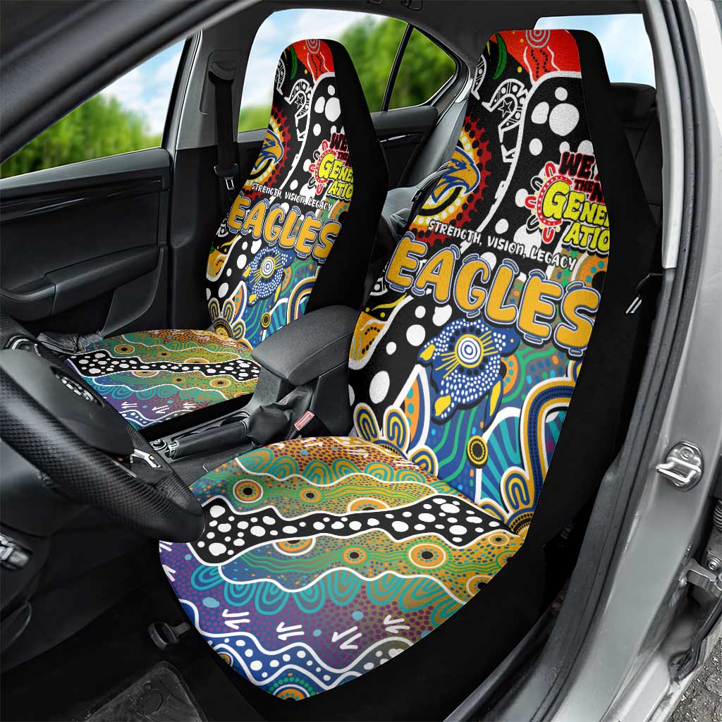 Eagles AFL Celebrating 50 Years of Naidoc Car Seat Cover NAIDOC Week 2025 Aboriginal